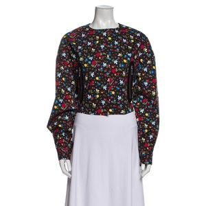 Moschino Floral Jacket (Us 4) - image 1